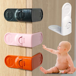2Pcs Children Safety Drawer Lock Kids Anti-Pinching Hand Cabinet Drawer Locks Home Security Protection Plastic Locker Buckle