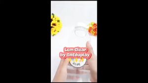 Clear Glue Lem Bening Transparan 1 KG Mirip Povinal Lem Slime TANPA CAMPURAN AIR 100% byGHEduPlay
