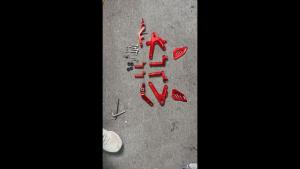 Motorcycle CNC Gear Shift Foot Pegs Lift Pedal Assembly Shifter Bracket Support For CFMOTO 675SR 2024-2025