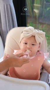 BenBen Premium Silicone Pattern Baby Bibs