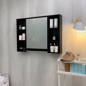 ตู้เก็บสกินแคร์ ตู้เก็บของในห้องน้ำ พร้อมกระจก ติดผนัง พร้อมส่ง