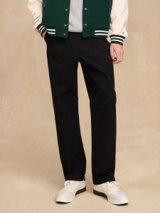 Champion | Twill Straight Leg Pants Simple Solid Color