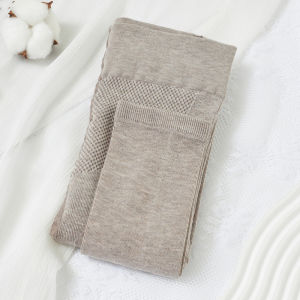 High Waist Thin Fleece Nine-Tenths Womens Leggings Spring Autumn Oats Color Inner And Outer Wear Cotton Pants Socks Slimming