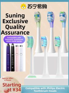 Philips Electric Toothbrush Head Replacement HX9302 HX939W HX9350 HX6063 Deep Cleaning Soft Adult Brush Head Oral Care Accessory