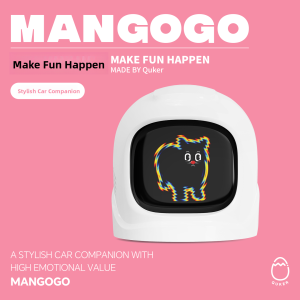 Valentines Day Gift MANGOGO Car Robot Electronic Pet Intelligent Trendy Play Car Decoration Strong Shock Resistance Stress Relief Plastic