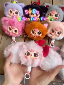 Blind Box Baby three BB3 Dây Đeo Điện Thoại Bé Ba Nhà Làm Hàng VN búp bê nhồi bông quà tặng cute