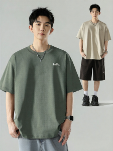 Wood soon | Breathable Summer Cotton Embroidery Brand T-shirt