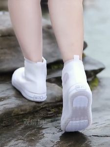 Rainshoe Waterproof Anti Slip Thickened And Wear-Resistant Sole Rain Shoe Cover For Adult Men And Womens Waterproof Shoes