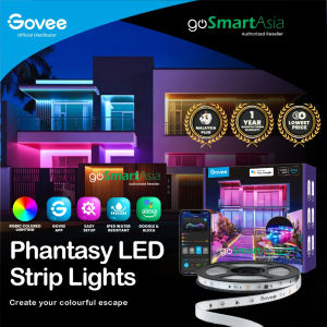 goSmart Asia Govee Phantasy Outdoor LED Strip Lights 10M with Wi-Fi RGB Light LED Light Lampu Hiasan Lampu LED