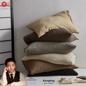 All Cotton Thick Double-layer Muslin Pillowcase