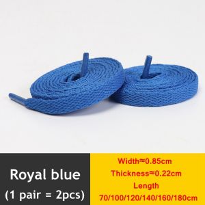 1 Đôi Dây Giày AF1 Dệt Dày Cao Cấp Màu Trắng Nhạt Đen Dây Giày Sneaker Cao Cấp 25 Màu Polyester Phụ Kiện Dây Giày
