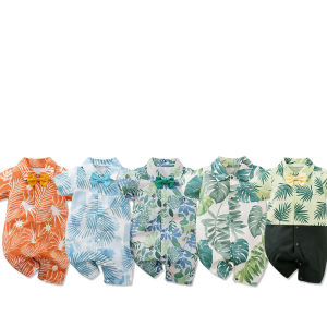 OrangMom 0-24Months Baby Girl Boy Romper Cotton Toddler Jumpsuit Shorts Sleeved Baby Body Suit Summer Infant One-piece1PCS