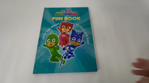 PJ Masks Fun Book With Activities Story Puzzles Word Scrambles Games 72 Pages for Kids