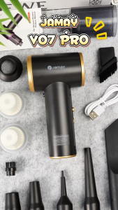 JAMAY   Wireless  Vacuum Cleaner Portable   Penyedot Debu Portabel  12000pa  Hisapan super kuat   Serbaguna Home Car Dual Purpose Vacuum Cleaner V07pro