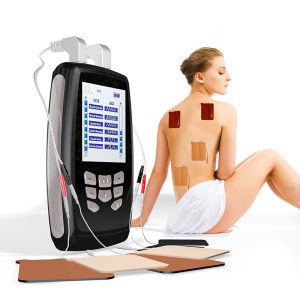 Tens Unit 12 โหมด 16 ความเข้มเครื่องนวดกระตุ้นไฟฟ้ากล้ามเนื้อ EMS Body Massager Health Care Machine