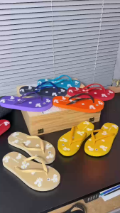 Dép thái nữ siêu nhẹ êm chân phối họa tiết dễ thương size từ 36 đến 39