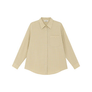 Multicolor Plaid Long Sleeve Loose Fitting Shirt
