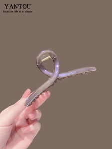 คลิปหนีบผมขนาดใหญ่ สไตล์เกาหลี คลิปหนีบผมแบบสีลูกปัดปลาดุก คลิปหนีบผมแบบอเนกประสงค์ ตกแต่งผมสไตล์เกาหลี