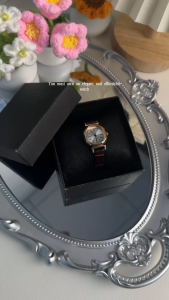 2025 New Forest Style Fresh and Artistic Student Square Simple Retro Leather Strap Small Square Womens Watch