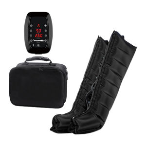 Salorie 8 Cavity Air Compression Massager Leg Foot Arm Waist Circulation Pressotherapy Device Rechargeable Air Promote Blood Relaxation Recovery Boots