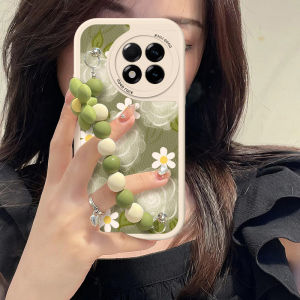 Spring  Flower Silicone Phone Case for OnePlus 15 13 with Bracelet 11/12 Set ACE3/2V Womens New Model ACE5/6Pro Racing Edition Internet Famous Anti-Fall