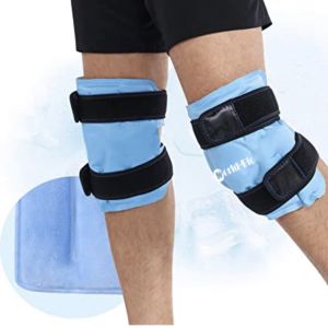 Reusable Gel Ice Wraps for Knee and Elbow - Patented Design for Cold Compression Therapy - Ideal for Injuries Post-Surgery and Arthritis Relief