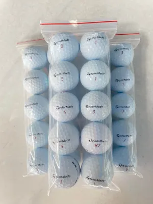 (combo 10 quả) Bóng Golf TAYLORMADE độ mới 98%
