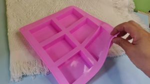 Cetakan Sabun Kotak Silikon Persegi Panjang Dengan 6 Lubang Cake Pudding Keju Coklat Rectangle Silicone Mold 6 Cavity