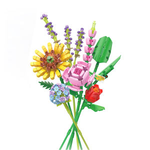 Hot Sales 509pcs Turtle Planter Flower Pots Model Kit Animal Planter Building Block Flower Pots Bricks Kid Birthday Festival Toy