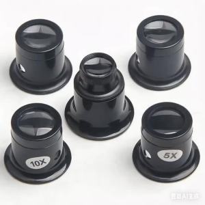 10X/15X Headband Magnifier for Watch Repair & Jewelry Making. Hands-Free Loupe with Adjustable Headstrap Metallic Finish