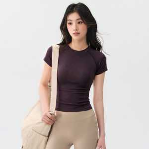 YUANQINVHAI | Quick-Dry Breathable Yoga T-Shirt