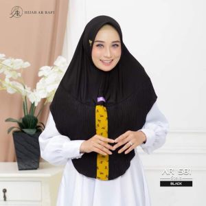 Jilbab hijab kerudung bergo krudung wanita dewasa jersey instan plisket terbaru new terlaris terkini modern kekinian murah viral 2021 Arrafi AR 581 adem mudah di bentuk cantik pet antem bahan stella ori premium cantik bayar di tempat COD gratis ongkir