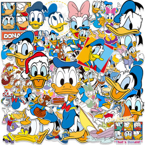 Disney Donald Duck Cartoon Stickers 50 Pcs DSN Decorative Decals for Car Motorcycle Electric Vehicle Water Cup Laptop DIY Waterproof