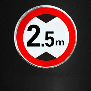 RUIKELAIXIANG | Height Limit Warning Sign Reflective Customizable