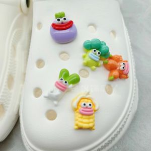 5Pcs Funny Shoe Charm Set for Clog shoe (Vegetable sausage Button Shoe Cute Charms Decorations Accessories Shoes Charm Deco Shoes