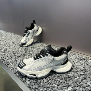 Mens Winter Running Shoes Anti-Slip Mesh Thick Bottom High Top Sports Sneakers Youth Dad Trendy Footwears Breathable Comfort