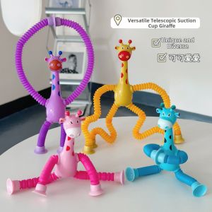 Glowing Extensible Giraffe Toy Stress Relief