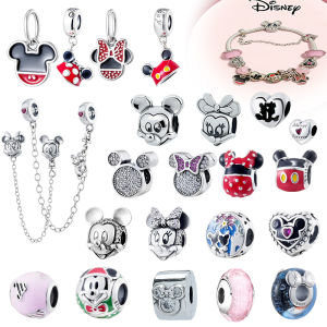 Hot Toys | Disney Themed DIY Bracelet Charms Safety Chain Mickey Minnie Enamel Beads Compatible With Bracelet Jewelry For Fans/Girl/Boy.