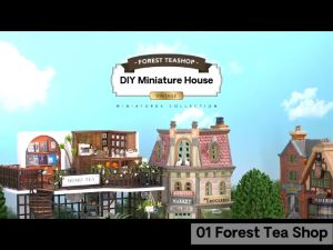 [Ready Stock] [Vintage Loft] DIY Dollhouse Miniature Kit Miniature Furniture with Dust Cover LED Light Wooden Mini House Mini Shop Cafe Bakery Cute Cheap Decoration Birthday Gift Door Gift Puzzle Handcrafted Handmade Educational Toys for Kids Girls Boys