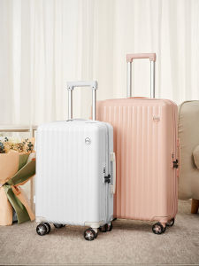 Quiet Universal Wheel Luggage Fashionable Zipper Style Lightweight ABS PC Material for Men And Women Durable Carry on Suitcase