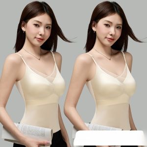Miiow | Cool Feeling One-Piece Bralette Tank Top Womens Backless Strap Padded Vest Summer New Style Seamless Outerwear Base Layer
