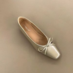XUJIA | French Spring New Style Ballet Flats With Bow