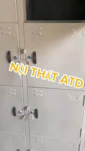 Tủ locker nhiều ngăn có khóa riêng từng ngăn sơn tĩnh điện an toàn giá rẻ - giao nhanh HCM Bình Dương Đồng Nai