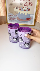 K7101 库洛米抽绳垃圾袋 Kuromi drawstring trash bag (1 roll 60 pieces)