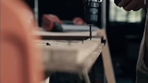 299V Cordless Drill Impact Hammer with 2X Battery Cordless Screwdriver Power with Case-DeWALT