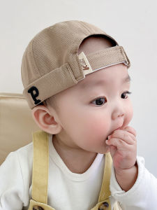 Spring Autumn Thin Cotton Baby Boy Hat Child Casual Style Short Brim round Top Cap Trendy for One Year Old Kids And Babies