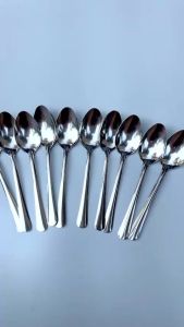 Combo 10 Muỗng súp nhọn inox chuyên dùng ăn cơm dĩa cơm sườn đa năng thích hợp mọi đối tượng người dùng