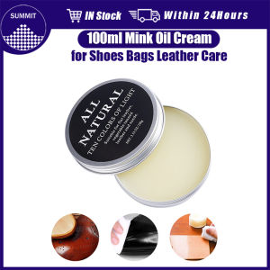 100Ml Leather Repair Pure Mink Oil Cream Car Seat Shoe Bag Satchel Sofa Cloth Maintenance Care Repair Cleaner