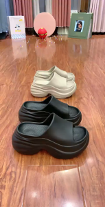 Wedge Sandals For Women 10CM High Heeled Casual Fashion Thick Sole Ladies Korean Slippers