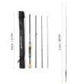 แบบพกพา Travel Spinning Fishing Rod 6.8FT คาร์บอนไฟเบอร์น้ําหนักเบา 4 ชิ้น Fishing Pole สําหรับตกปลากลางแจ้ง. 
